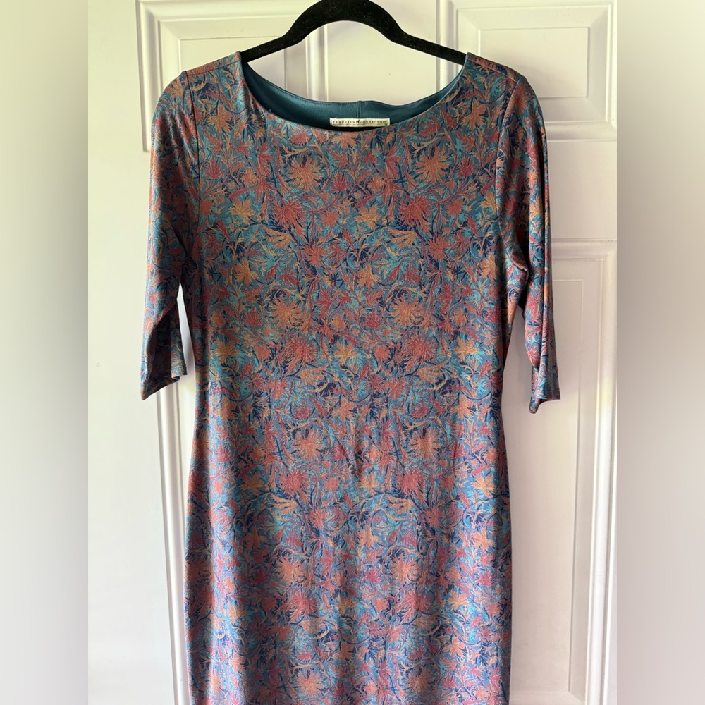 Peruvian Connection Pima Cotton Blend Fall Foliage Dress
